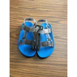 Ozark Trail Grendene blue/clear sandal size 7